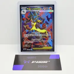 CARTA POKEMON MEGA LUCARIO EX 160/132 - ITA - MEGAEVOLUZIONE - NEAR MINT - Image 1
