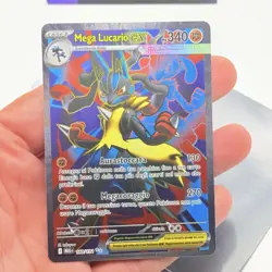 CARTA POKEMON MEGA LUCARIO EX 160/132 - ITA - MEGAEVOLUZIONE - NEAR MINT - Image 2