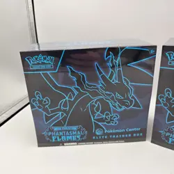 Pokemon TCG Phantasmal Flames Pokemon Center ETB Elite Trainer Box x2 New Sealed - Image 2