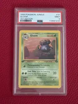 1999 Pokemon Jungle Gloom 1st Edition PSA 9 Mint #37/64 WOTC Vintage Non-Holo - Image 1