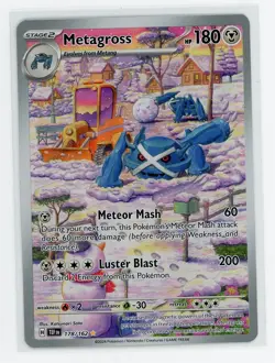 Pokemon TCG - Metagross 178/162 - Temporal Forces - Illustration Rare - Image 1