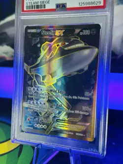 Steelix EX 108/114 PSA 9 Full Art 2016 POKEMON XY STEAM SIEGE🔥 NEW CERT#🥶 - Image 2