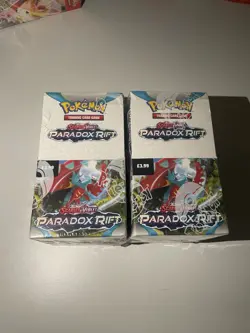 Pokemon TCG Paradox Rift 2X Half Booster Box New Sealed 36 Packs - Image 1