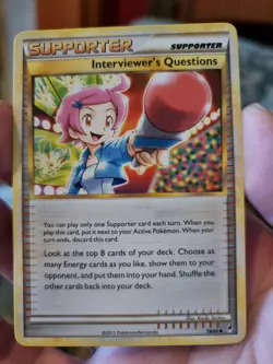 Pokemon Interviewer's Questions 79/95 Call Of Legends Regular Uncommon - Image 1