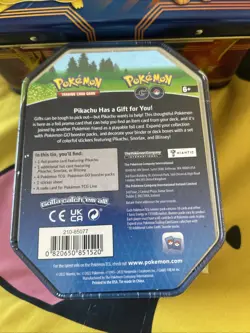 One Factory Sealed Pokemon TCG 2022 Collector's Tin: Pokemon Go (Pikachu Promo) - Image 2
