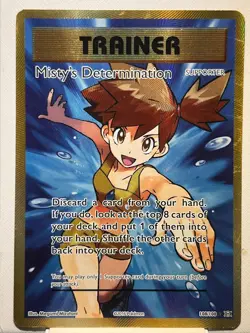 Misty's Determination 108/108 XY Evolutions Holo Full Art Pokemon Card HP1 AA7 - Image 1