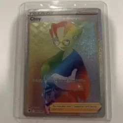 Choy 200/189 Pokemon TCG SWSH Astral Radiance Rainbow Secret Rare NM - Image 1
