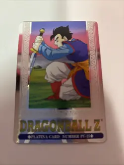 Dragon Ball Z DBZ CCG Platina card PC-21 Gohan Z-Sword MP Japanese - Image 1