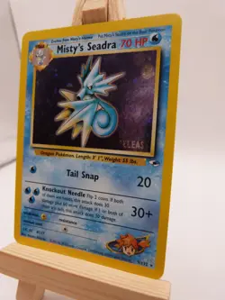 Pokemon Holo Rare Prerelease Card - Misty's Seadra 9/132 (Gym Heroes) - Image 3