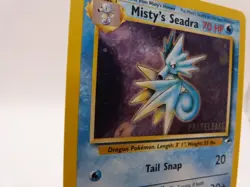 Pokemon Holo Rare Prerelease Card - Misty's Seadra 9/132 (Gym Heroes) - Image 5