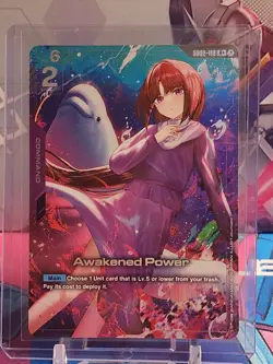 Awakened Power (R+) GD02-110 - Gundam TCG Card Game - Dual Impact *Holo *English - Image 1