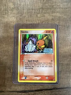 Pokemon Torchic EX Crystal Guardians Stamped Reverse Holo Card 66/100 - Image 1