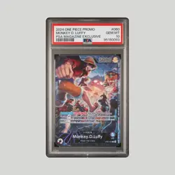 Monkey D Luffy - PSA 10 OP05-060 PSA Magazine Exclusive - One Piece Promo Card - Image 1