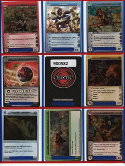 (900582) CHAOTIC 9 CARD SPECIAL LOT Check Description and Image for Exact Cards - Image 1