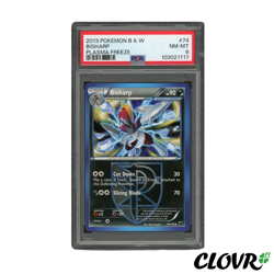 2013 Pokemon Black and White Plasma Freeze 74 Bisharp PSA 8 - Image 1