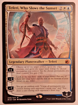 Teferi, Who Slows the Sunset Innistrad: Midnight Hunt Regular Pack Fresh - Image 1