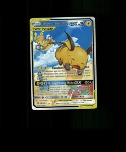 HOLO Raichu Card Raichu Pokemon Card READ DESCRIPTION BELOW p1 - Image 1