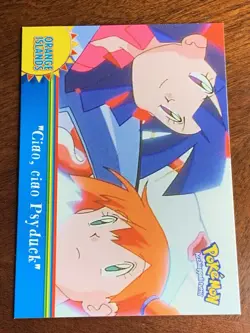 2000 Topps Pokemon Series 3 #OR8 Bye, Bye Psyduck (RARE ITALIAN VERSION) - Image 1