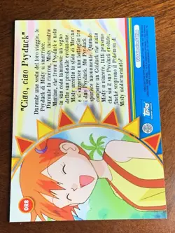 2000 Topps Pokemon Series 3 #OR8 Bye, Bye Psyduck (RARE ITALIAN VERSION) - Image 2