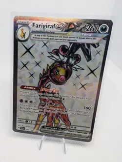 Pokemon TCG Farigiraf ex 194/162 Temporal Forces Ultra Rare - Image 1