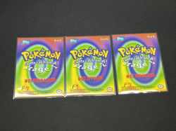 Topps Pokemon Bulbasaur Ivysaur Venusaur E1 E2 E3 Blue logo 1st print non holo - Image 2