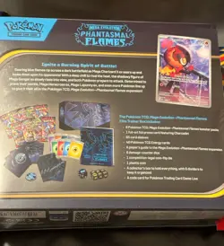 BUNDLE! Pokemon Mega Evolution Phantasmal Flames Elite Trainer Box & 10 Boosters - Image 4