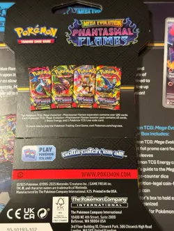 BUNDLE! Pokemon Mega Evolution Phantasmal Flames Elite Trainer Box & 10 Boosters - Image 5