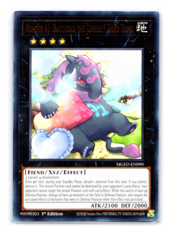 Number 41: Bagooska the Terribly Tired Tapir MGED-EN090 Rare 1st Edition Yugioh - Image 1
