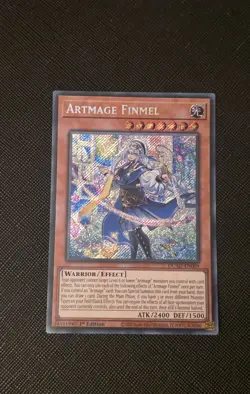 YGO Artmage Finmel Secret Rare 1st Ed EURO NM Duelist's Advance DUAD-EN009 - Image 1