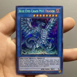 *** BLUE-EYES CHAOS MAX DRAGON *** 1ST EDITION SECRET RARE NM MVP1-ENS04 YUGIOH! - Image 1