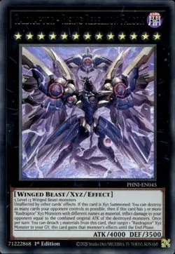 Raidraptor - Rising Rebellion Falcon 1st Ed Ultra Rare PHNI-EN045 Yu-Gi-Oh! - Image 1