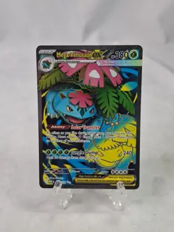 Mega Venusaur EX Mega Evolution 155/132 Secret Rare Pokemon Card NEAR MINT - Image 3