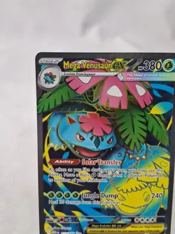 Mega Venusaur EX Mega Evolution 155/132 Secret Rare Pokemon Card NEAR MINT - Image 4