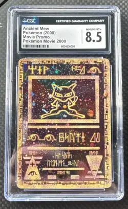 Ancient Mew 2000 Movie Promo Holographic Pokemon Card CGC 8.5 - Image 1