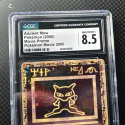 Ancient Mew 2000 Movie Promo Holographic Pokemon Card CGC 8.5 - Image 3