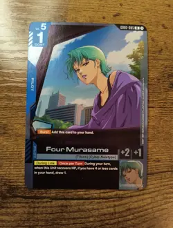 Four Murasame (GD02-085) [Foil] (NM) Gundam Card Game Dual Impact English - Image 1