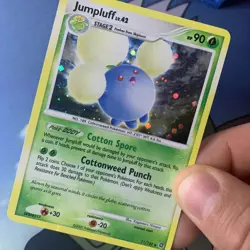 Jumpluff 11/132 Secret Wonders Holo Rare Pokemon Card LP HOLO BLEED - Image 2