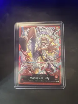 EXACTLY CARD PICTURED MINT Monkey D Luffy Leader ST21-001 One Piece TCG Gear 5 - Image 1