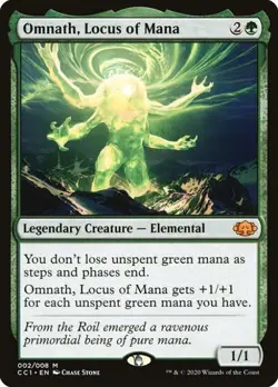 MTG English Omnath, Locus of Mana NM Normal Commander Collection: Green - Image 1