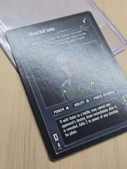 Star Wars CCG Premiere D/S Limited BB unplayed Grand Moff Tarkin Rare Card - Image 2