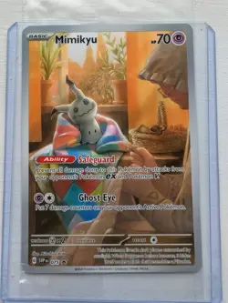 Mimikyu SVP 075 New & Sealed Promo Pokemon Card Paldean Fates - Image 1