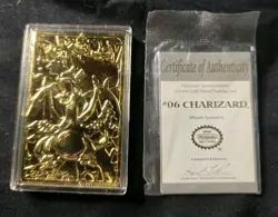 Charizard - Pokemon 23k Gold Plated Trading Card - Image 2