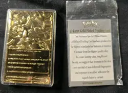 Charizard - Pokemon 23k Gold Plated Trading Card - Image 3