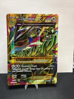 Pokemon JUMBO/Oversized Card Mega M Rayquaza EX Full Art XY 98/98 - Image 1