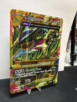 Pokemon JUMBO/Oversized Card Mega M Rayquaza EX Full Art XY 98/98 - Image 3