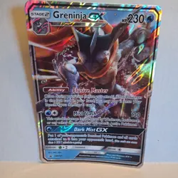 JUMBO Greninja GX Detective Pikachu Promo Card 2019 SM197 Holo Pokemon LP - Image 1