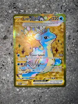 Pokemon TCG Cards Lapras ex SVP164 Black Star Promo Gold Holo NM - Image 3