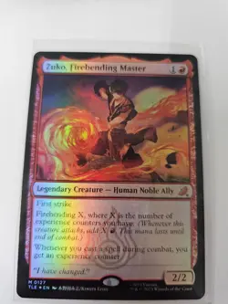 Zuko, Firebending Master FOIL MTG Avatar: TLA Eternal-Legal *ON HAND* - Image 1