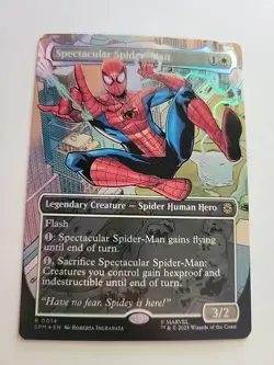 Spectacular Spider-Man (Borderless) Marvel's Spider-Man Foil - Image 1