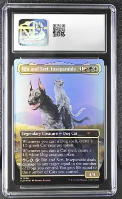 RIN AND SERI, INSEPARABLE Secret Lair Foil Cats & Dogs CGC 9 MTG - Image 2